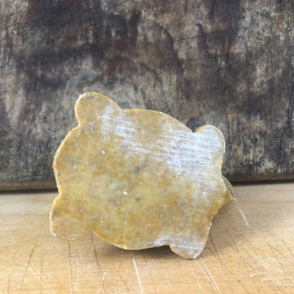 Carved Turtle with Baby Inside Soapstone Figurine Reptile Amphibian - Picture 4 of 7